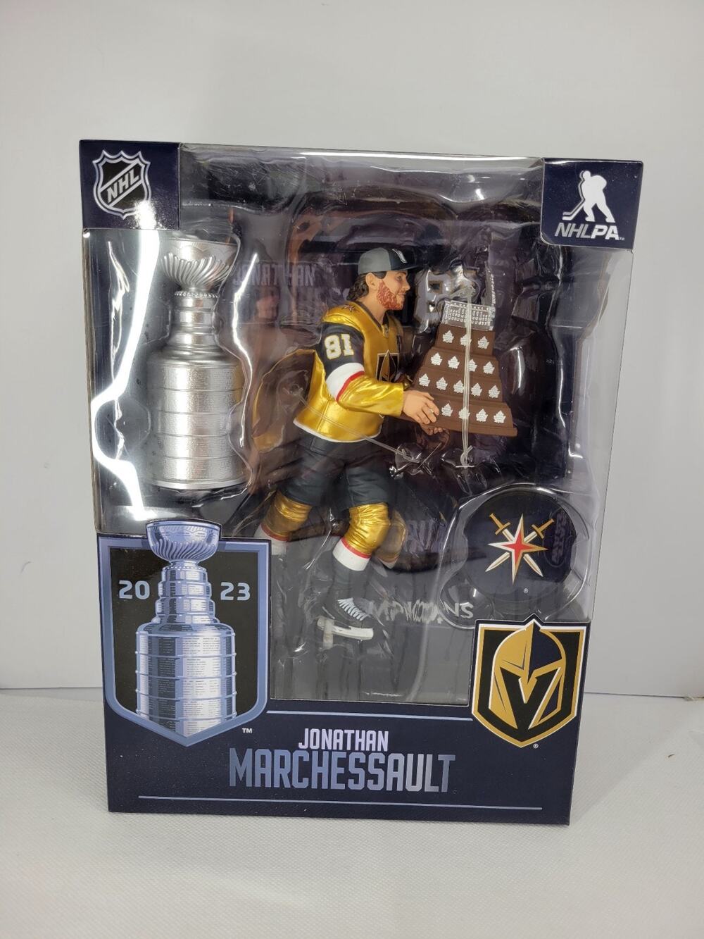 NHL Jonathan Marchessault Las Vegas knights 2023 Stanley Cup McFarlane Figure